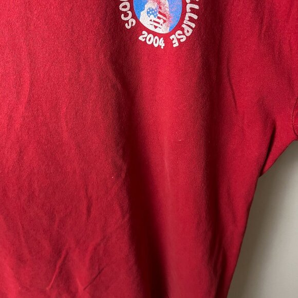 2004 Vintage Y2K Scouting on the Ellipse T Shirt Red XL Extra Large Graphic Tee - Picture 8 of 16